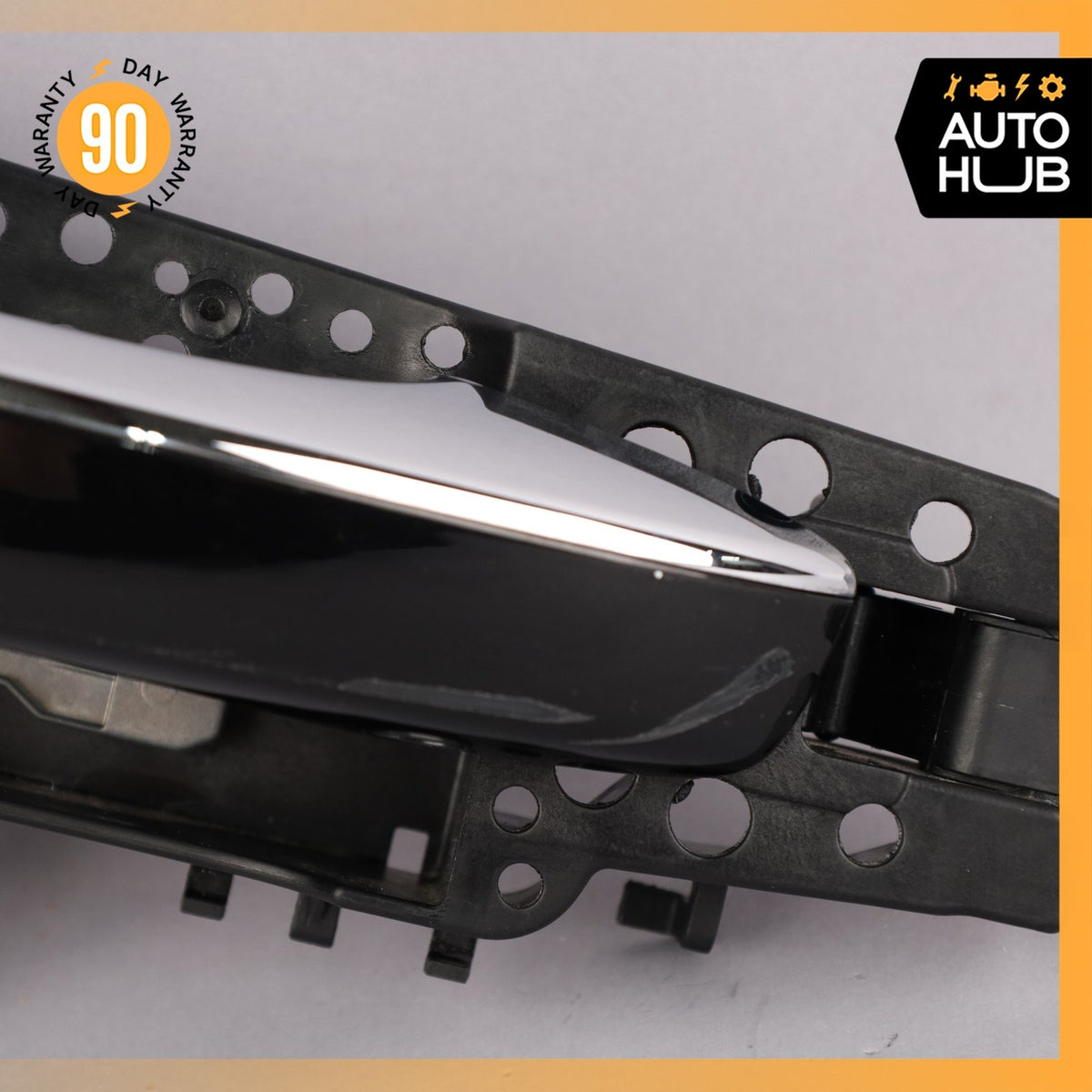 Audi D4 A8L Front Right Passenger Exterior Door Handle Black 4H0837886 OEM - photo 5