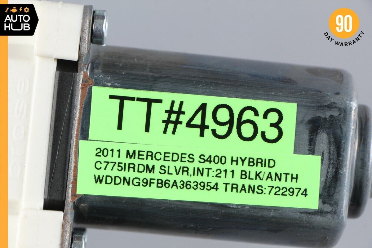 07-13 Mercedes W221 S400 S550 Window Regulator Motor Rear Left Driver Side OEM - photo 10