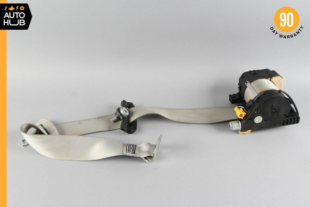 10-13 Mercedes W221 S400 S550 Rear Right Passenger Side Seat Belt Gray OEM - photo 1