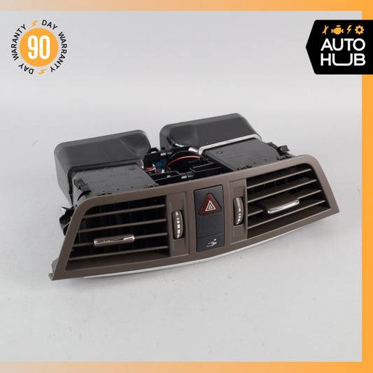 10-13 Mercedes W207 E550 E350 Center Dash Hazard A/C AC Air Vent Brown OEM - photo 1
