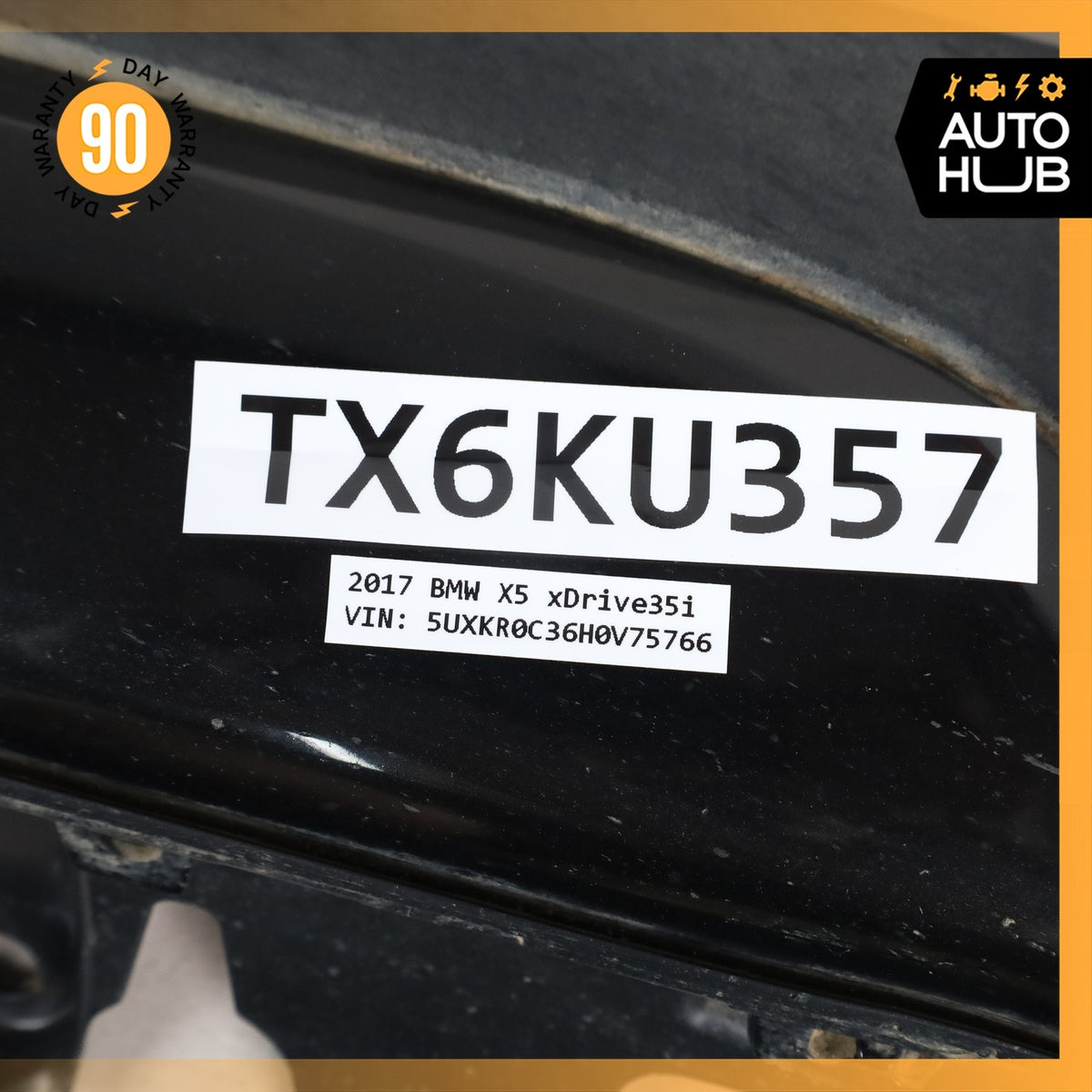 14-18 BMW F15 X5 Right Passenger Side Skirt Rocker Panel Black 7308056 OEM - photo 14