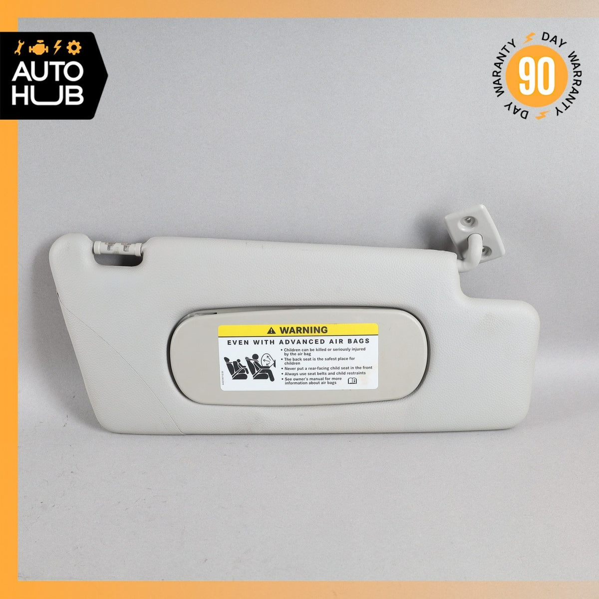 03-06 Mercedes R230 SL500 SL55 AMG Right Passenger Side Sun Visor Shade Gray OEM - photo 1