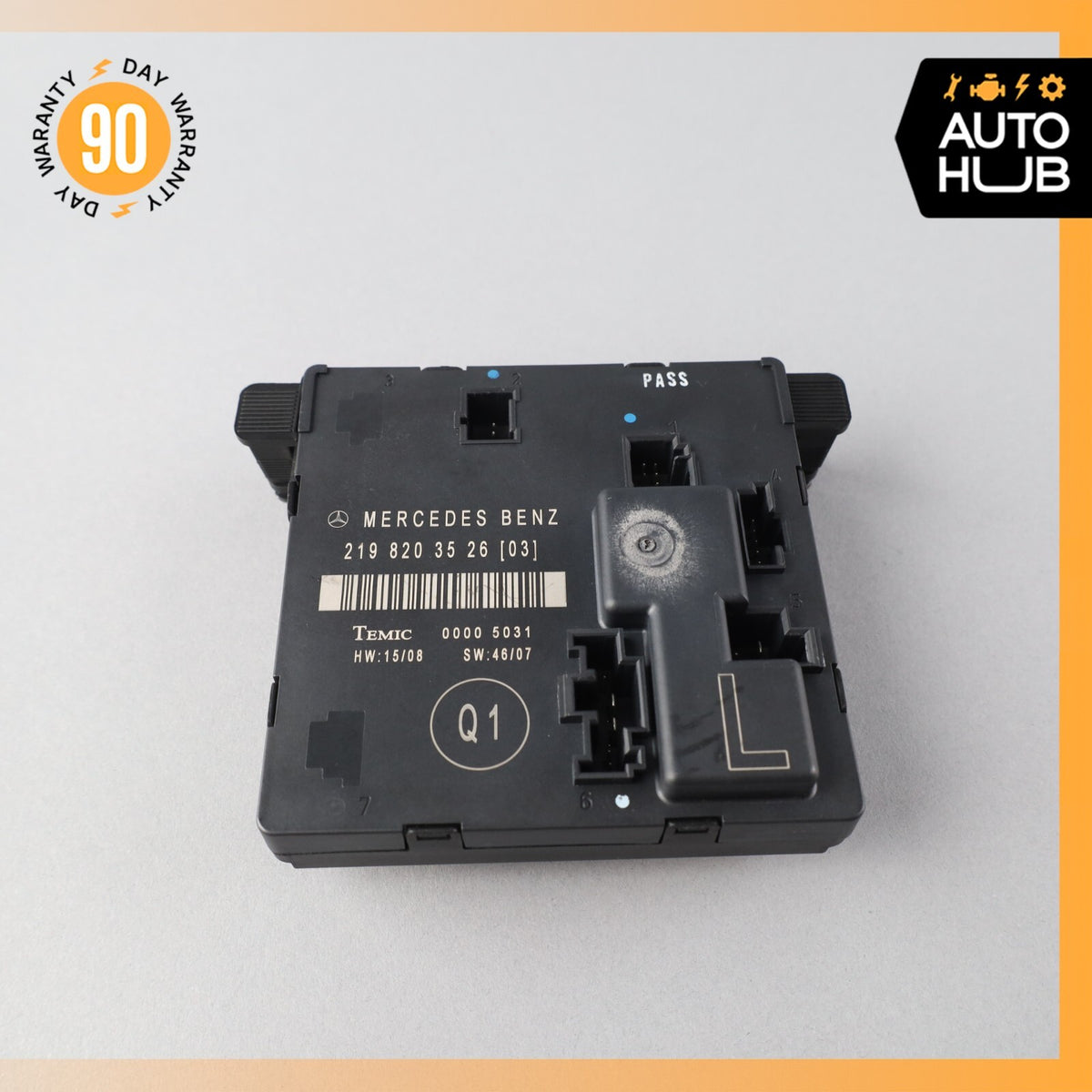 06-11 Mercedes W219 CLS550 CLS55 Rear Left Door Control Module 2198200226 OEM - photo 5