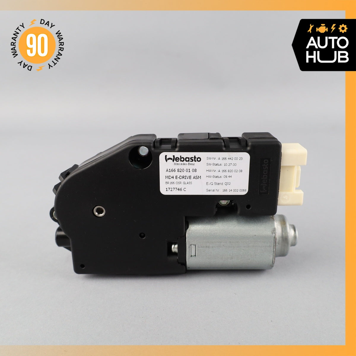12-16 Mercedes W166 ML350 GL550 Power Sun Roof Sunroof Window Glass Motor OEM - photo 1