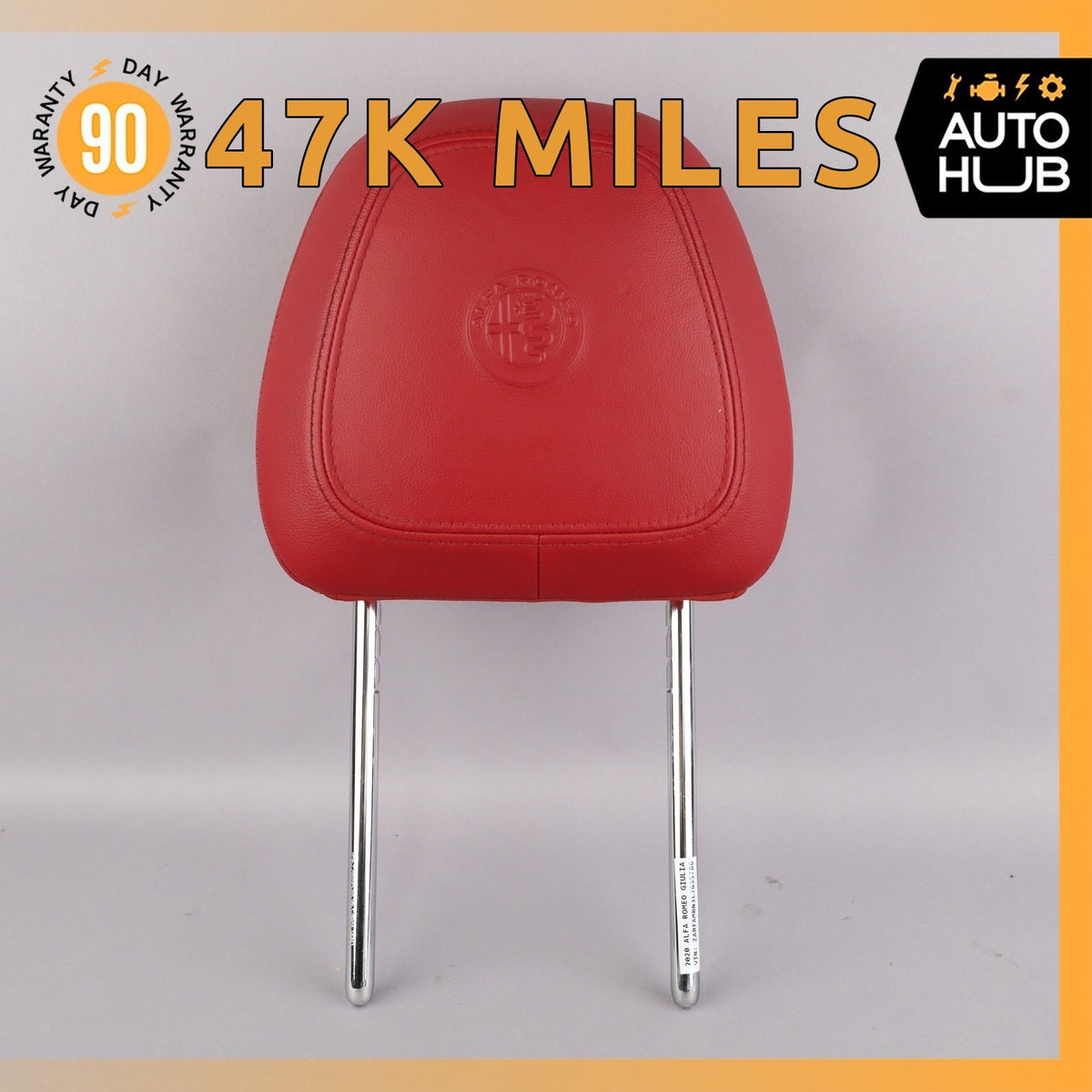 17-24 Alfa Romeo 952 Giulia Front Left or Right Seat Headrest Head Rest OEM 47k - photo 1