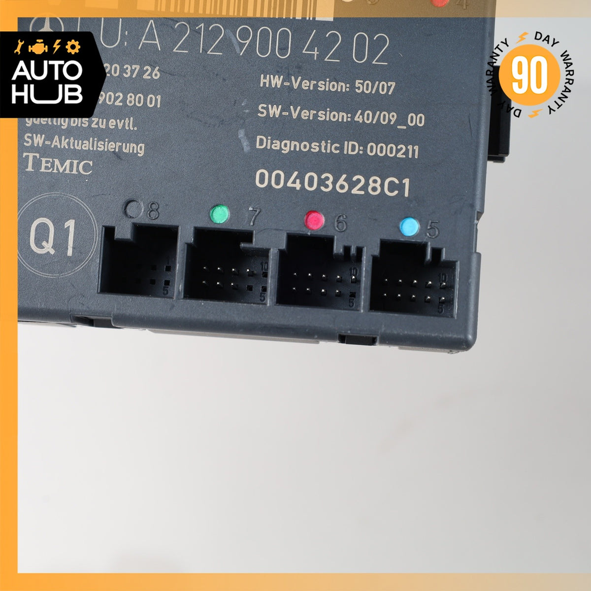 08-18 Mercedes W212 E350 C300 SLK350 Front Left Side Door Control Module OEM - photo 7