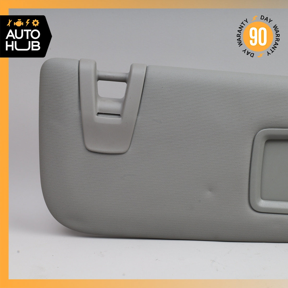 10-16 Porsche Panamera 970 Right Passenger Side Sun Visor Sunvisor Gray OEM - photo 3