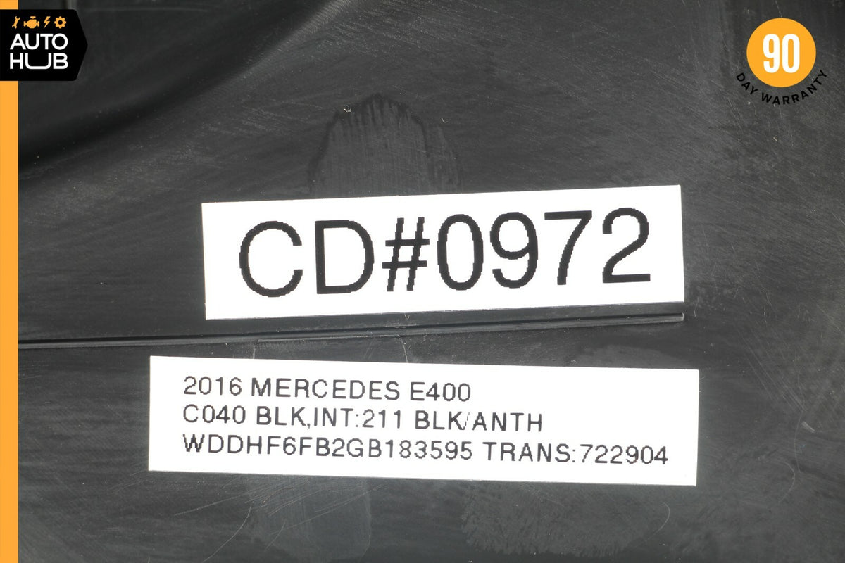 10-18 Mercedes W212 E400 CLS550 E350 Rear Left Side Rail Cover Black OEM 36k - photo 8