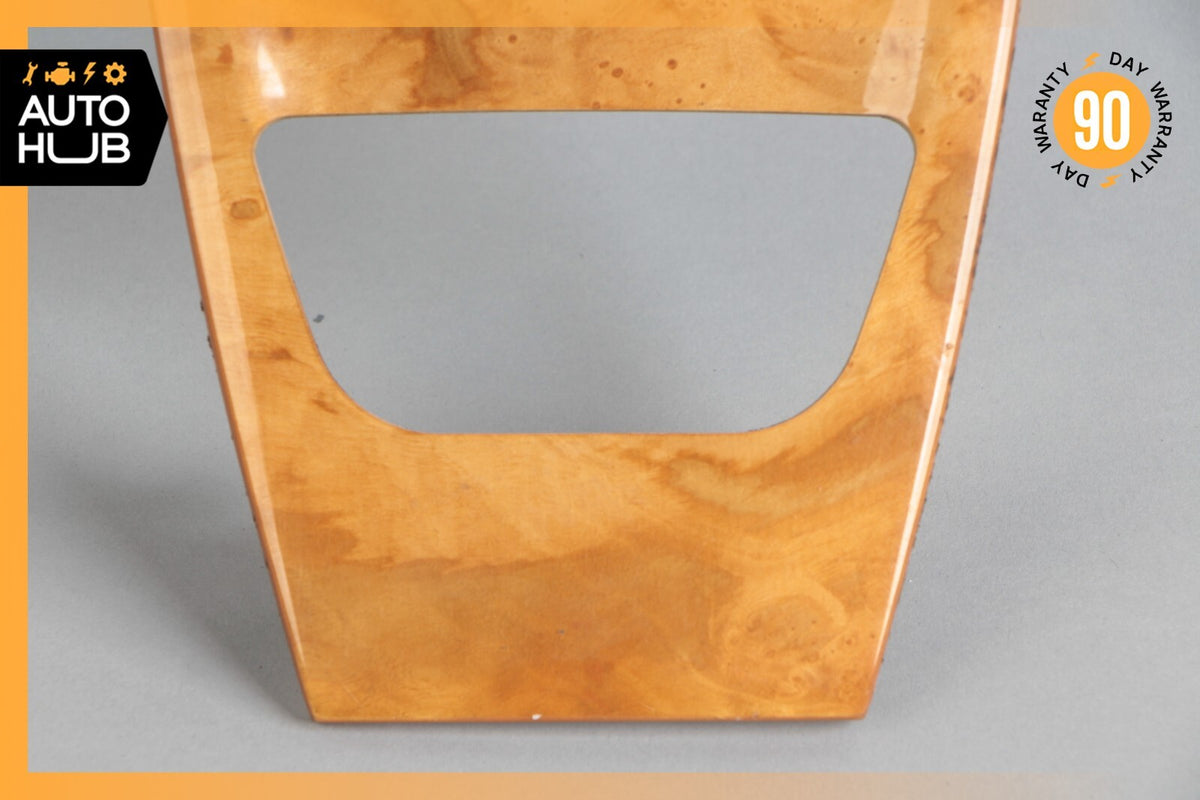 05-12 Mercedes R230 SL500 SL550 Center Console Trim Bezel Chestnut Wood OEM - photo 7
