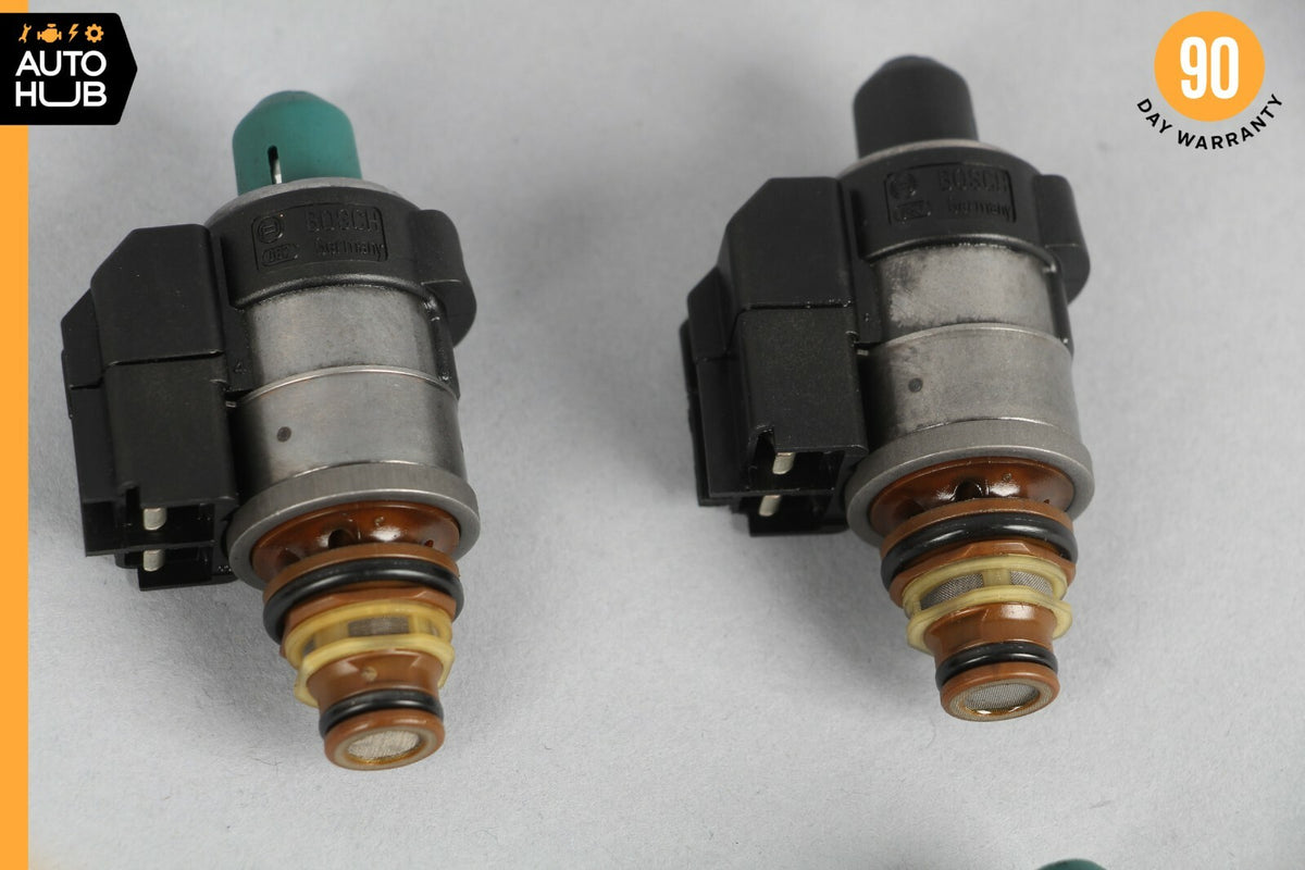 Mercedes R350 CL550 722.9 Transmission Solenoid Valve Blue & Black Caps Set of 8 - photo 9