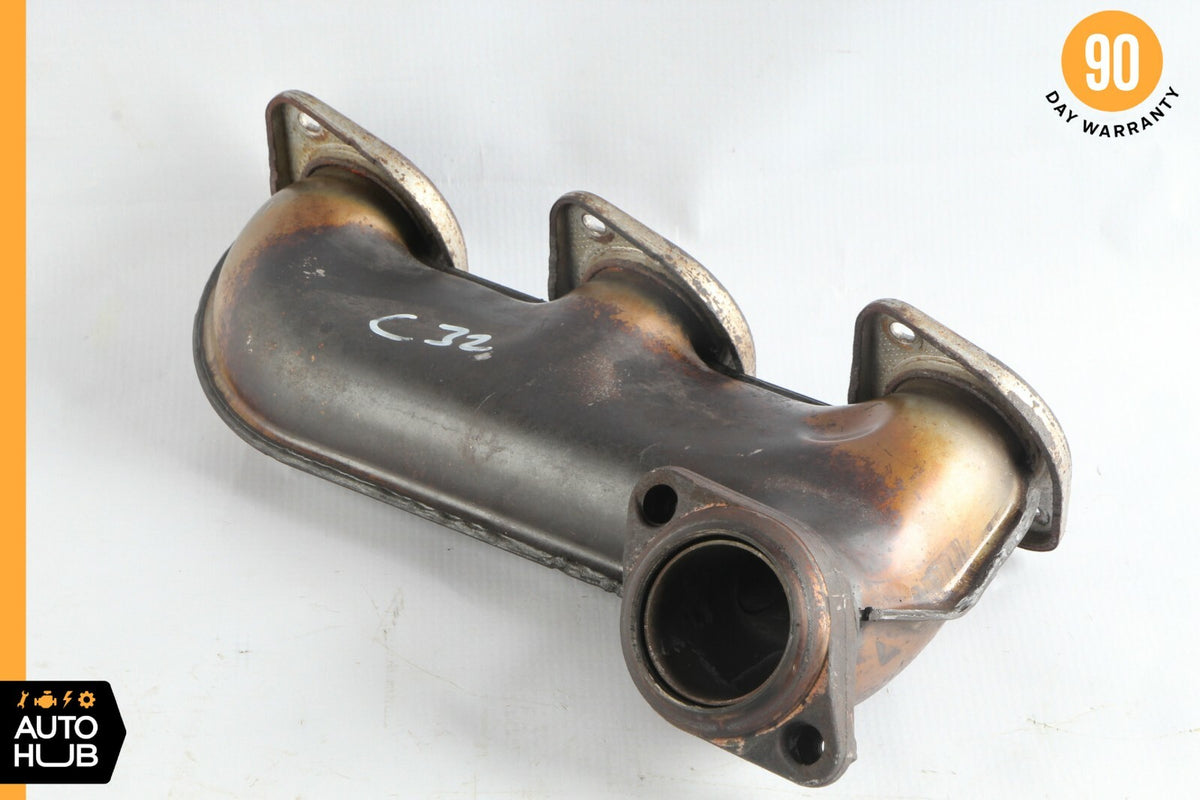 02-04 Mercedes W203 C32 AMG M112K Exhaust Manifold Headers Right Side OEM - photo 4