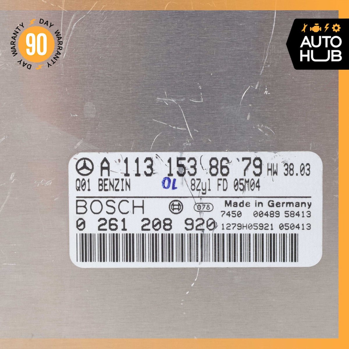 03-06 Mercedes R230 SL500 S430 ECU Engine Control Module Unit 1131538679 OEM 78k - photo 10