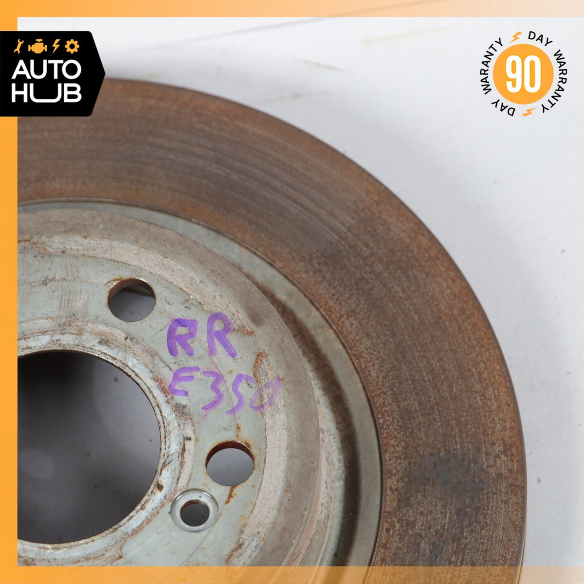 08-17 Mercedes W207 E350 E400 C350 Rear Brake Rotor Left and Right Set OEM - photo 5