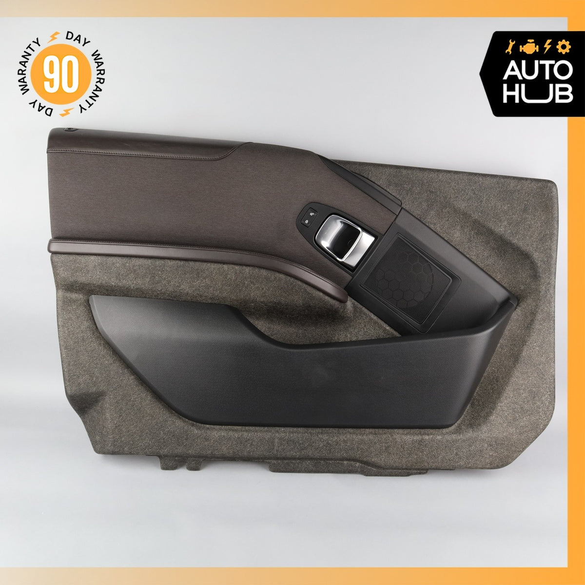 14-21 BMW i3 I01 Front Left Driver Side Interior Door Panel Brown OEM - photo 2