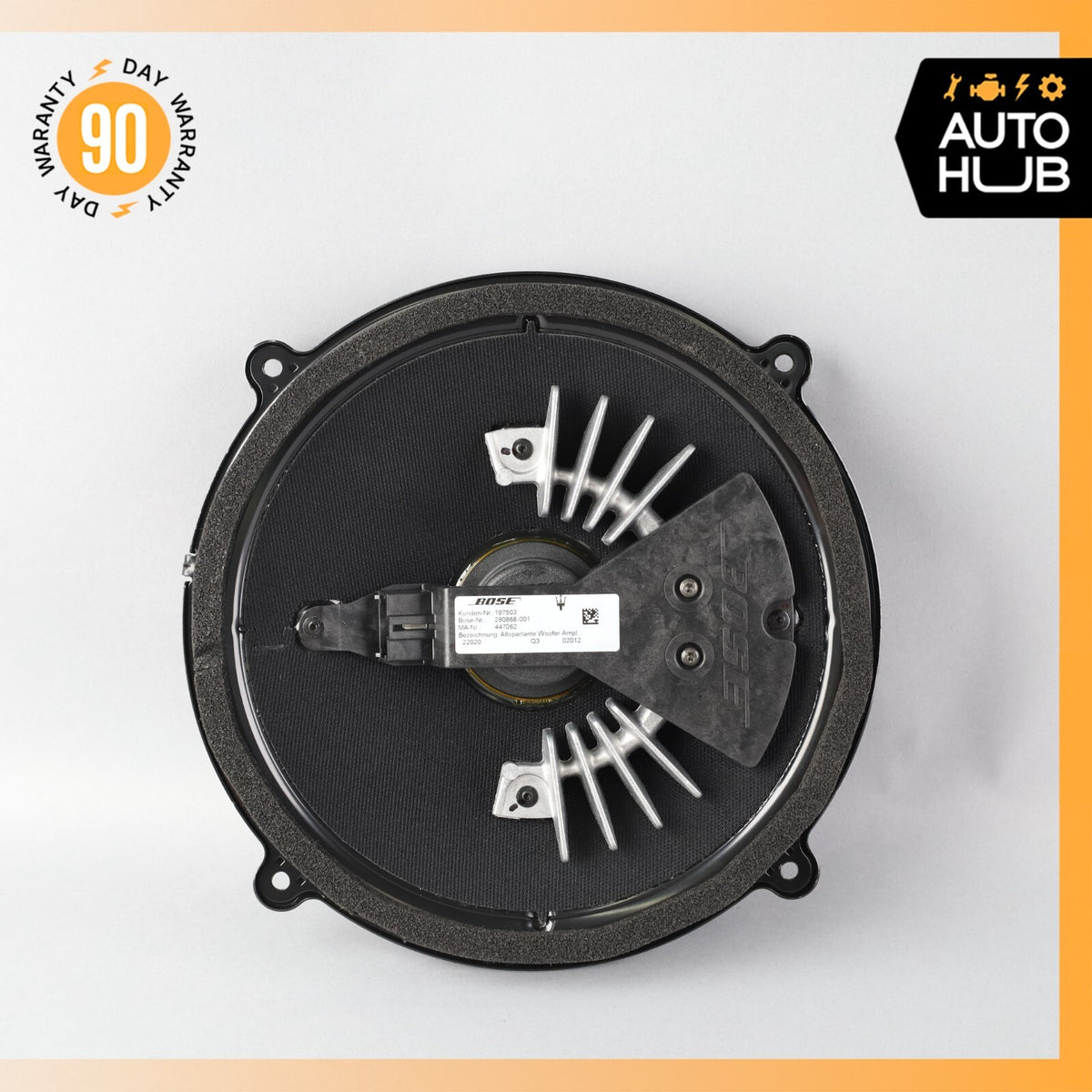 03-19 Maserati Quattroporte Rear Bose Subwoofer Sub Woofer Sound Speaker OEM 68k - photo 2