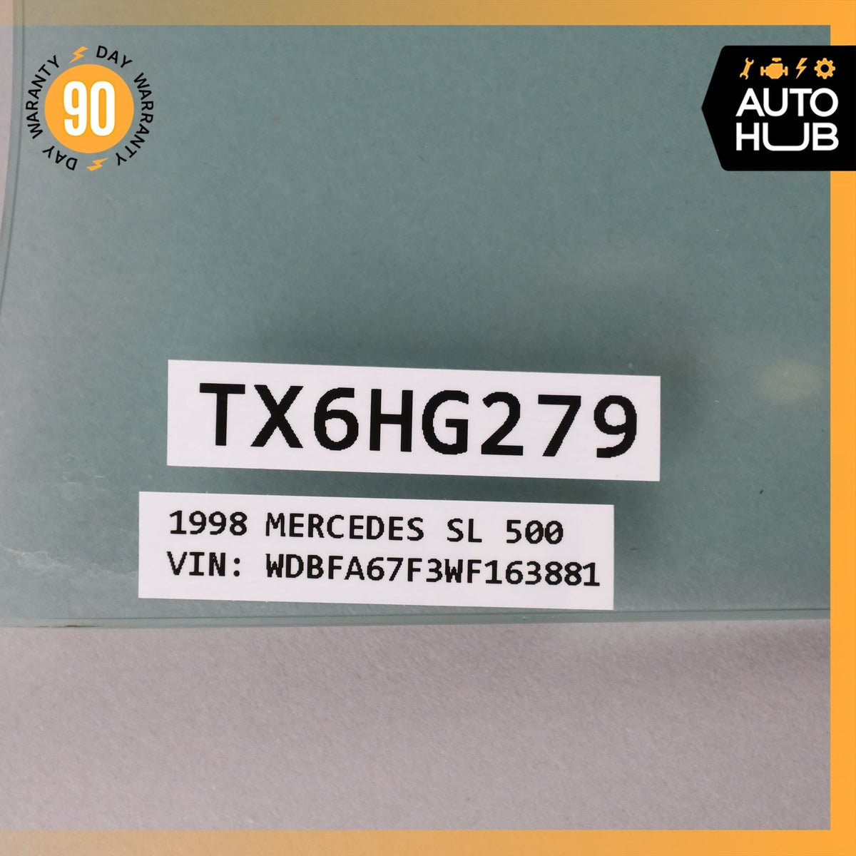 90-02 Mercedes R129 SL500 SL600 Front Right Side Door Window Glass OEM 72k - photo 24