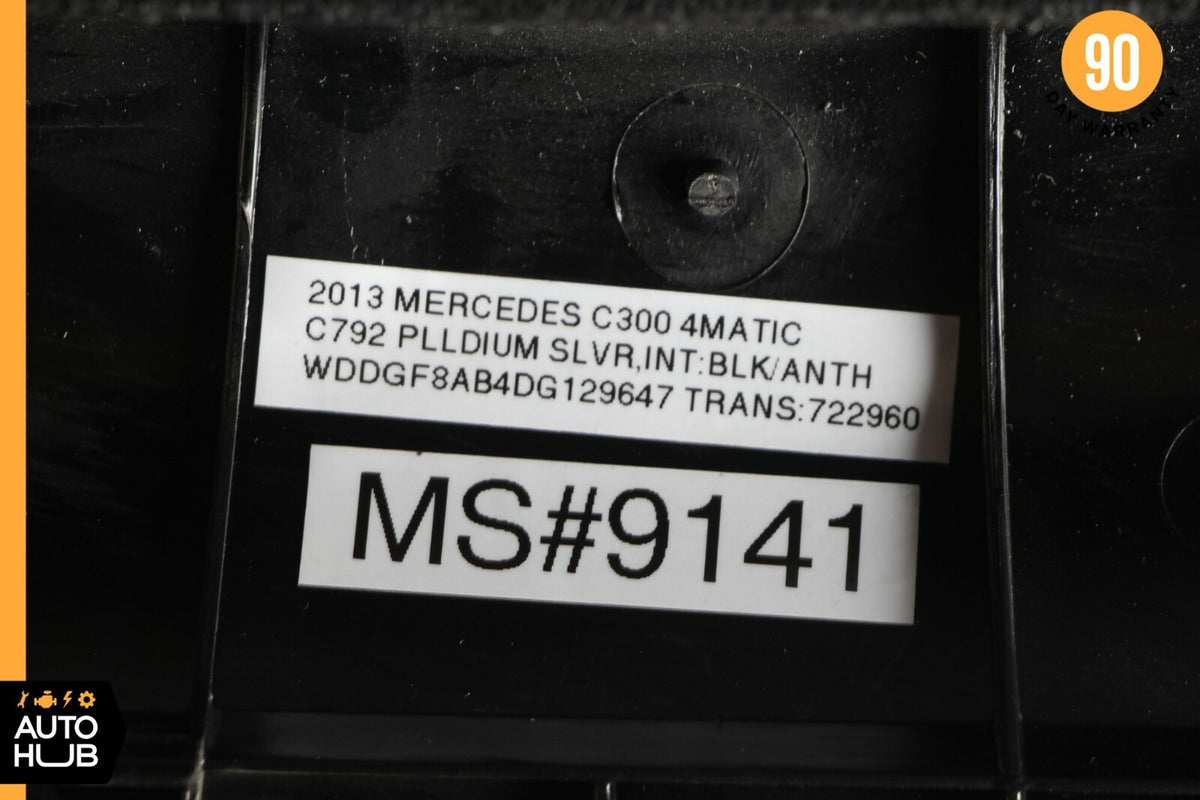 08-14 Mercedes W204 C250 C300 Front Left Interior Trim Panel A Pillar Black OEM - photo 12