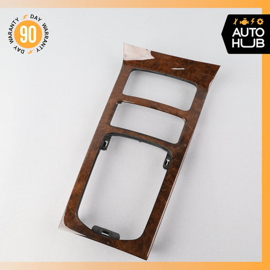 11-18 Porsche Cayenne 958 GTS Center Console Shifter Trim Bezel Wood OEM - photo 1