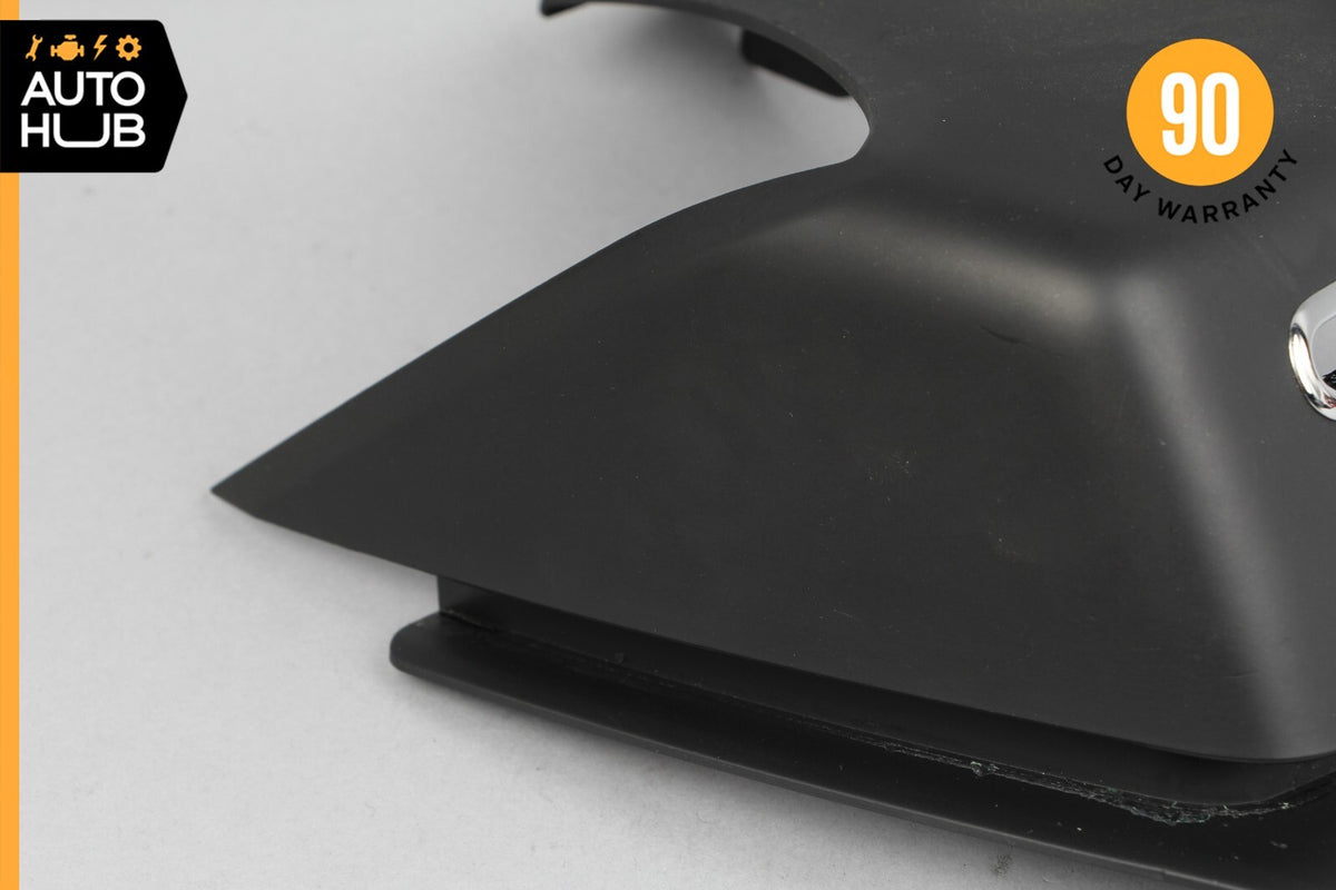 07-09 Mercedes W216 CL600 CL550 Rear Right Side Seat Belt Trim Cover Black OEM - photo 3