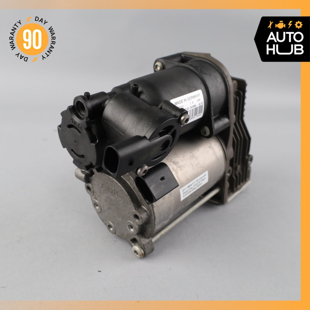 07-14 BMW E71 X6 xDrive50i X5 Airmatic Air Suspension Compressor Pump OEM - photo 2