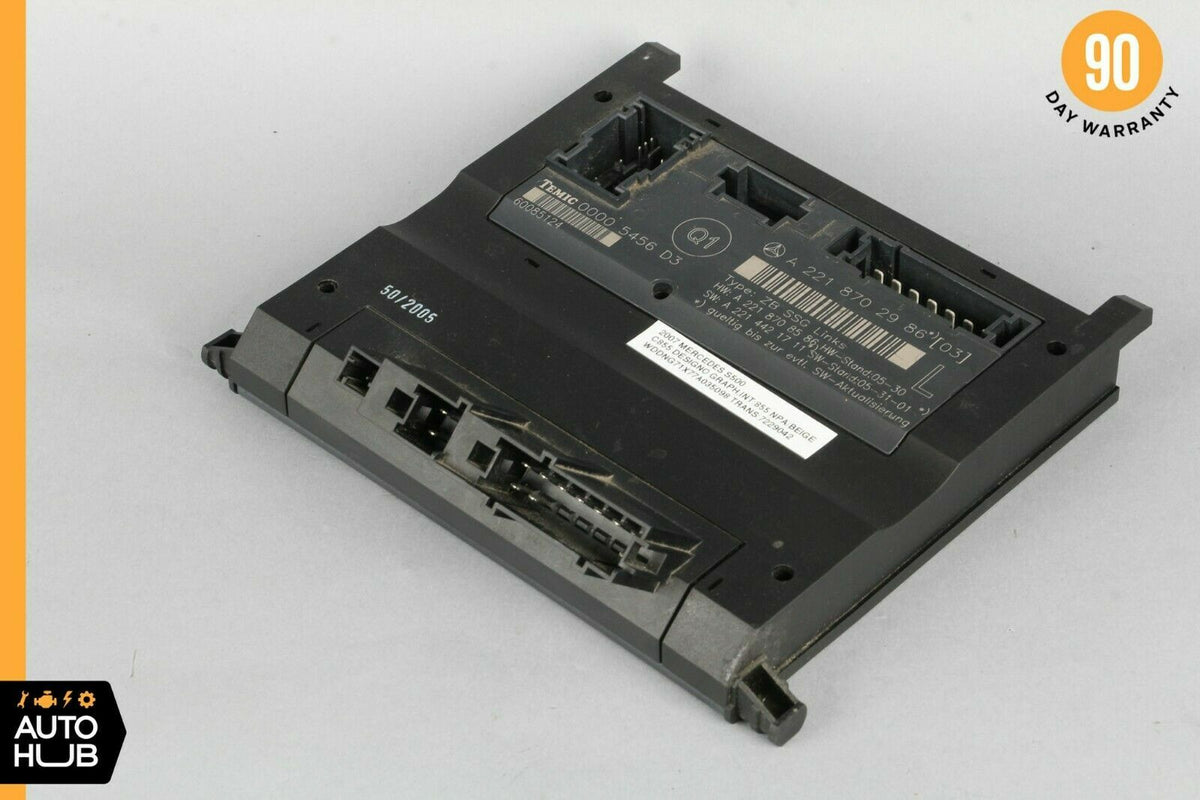 07-13 Mercedes W221 S500 S400 Front Left Driver Side Under Seat Control Unit OEM - photo 1