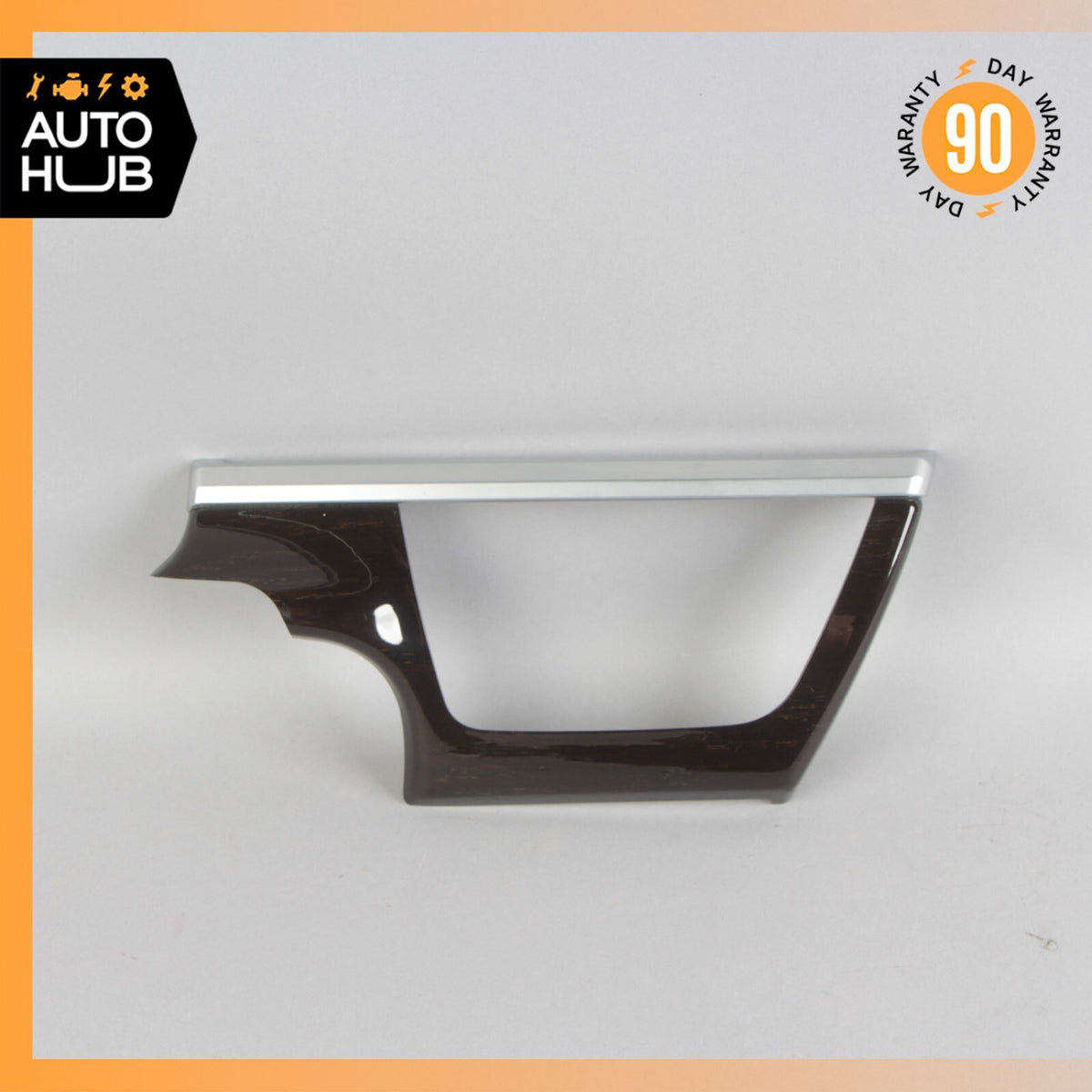 12-15 BMW F12 650i 640i Front Left Driver Side Dashboard Trim Cover Wood OEM - photo 1
