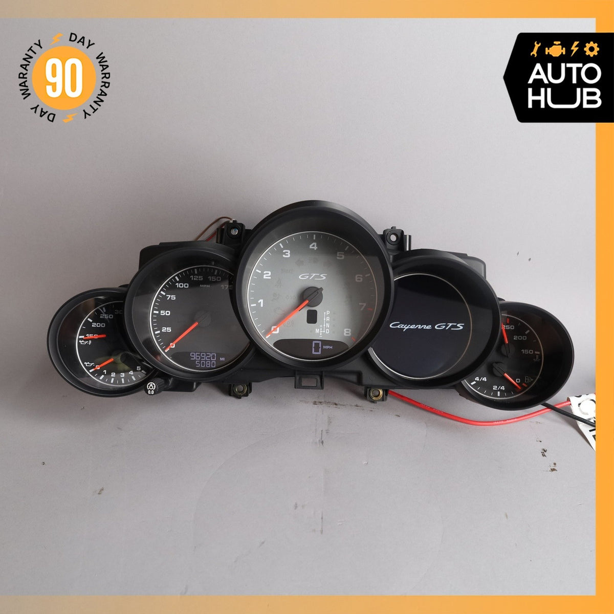 2014 Porsche Cayenne 958 GTS Instrument Speedometer Cluster OEM 96k - photo 3