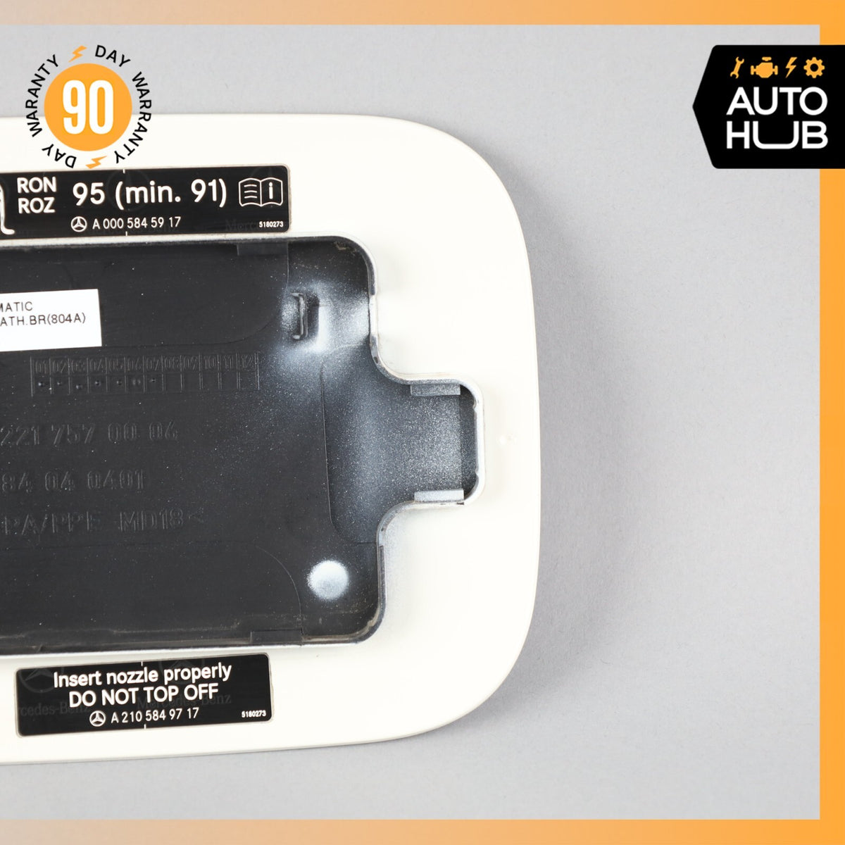 07-13 Mercedes W221 S550 S63 AMG S400 Fuel Door Lid Gas Tank Cover OEM - photo 6