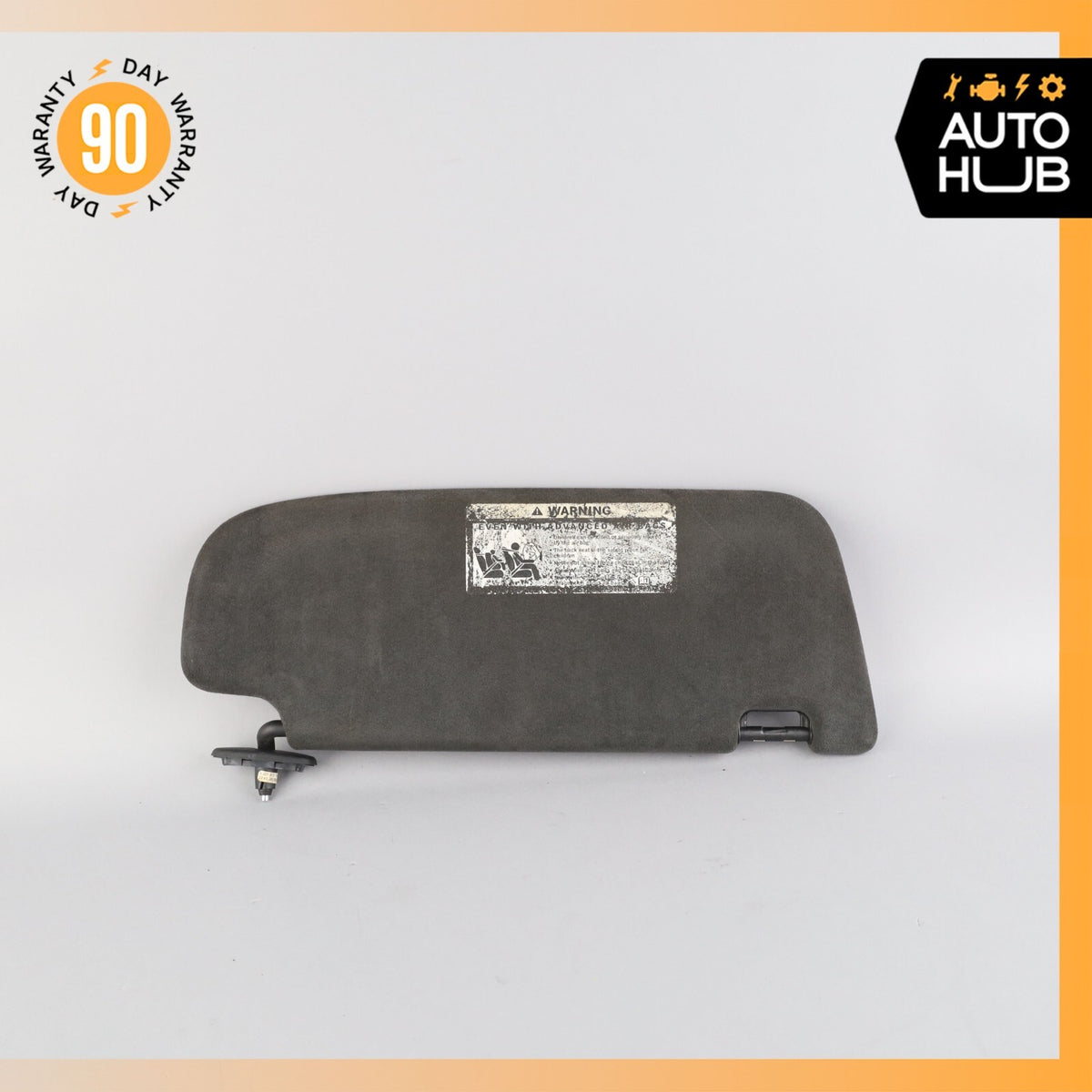 Mercedes W216 CL550 S600 Left Side Sun Visor Shade Sunvisor Black Suede OEM - photo 2