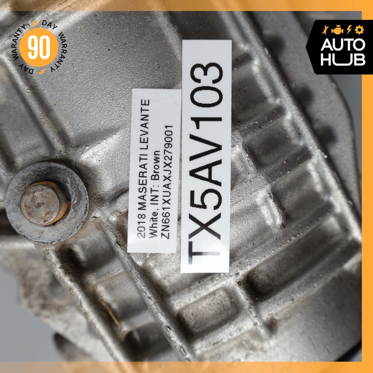 17-18 Maserati Levante M161 3.0L Front Differential Diff Axle Carrier OEM 73k - photo 11