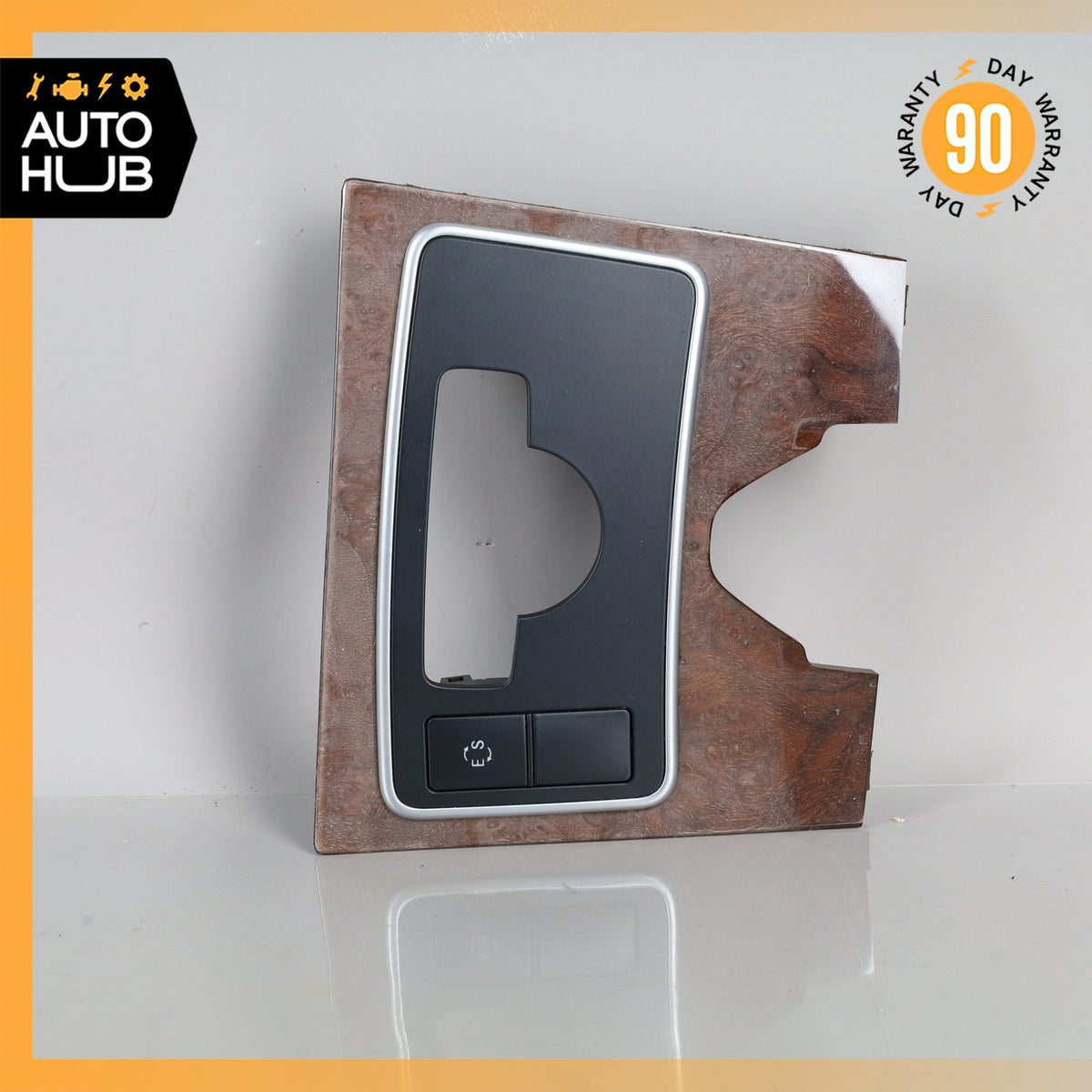 10-13 Mercedes W212 E350 E400 E550 Center Console Switch Trim Bezel Wood OEM - photo 1