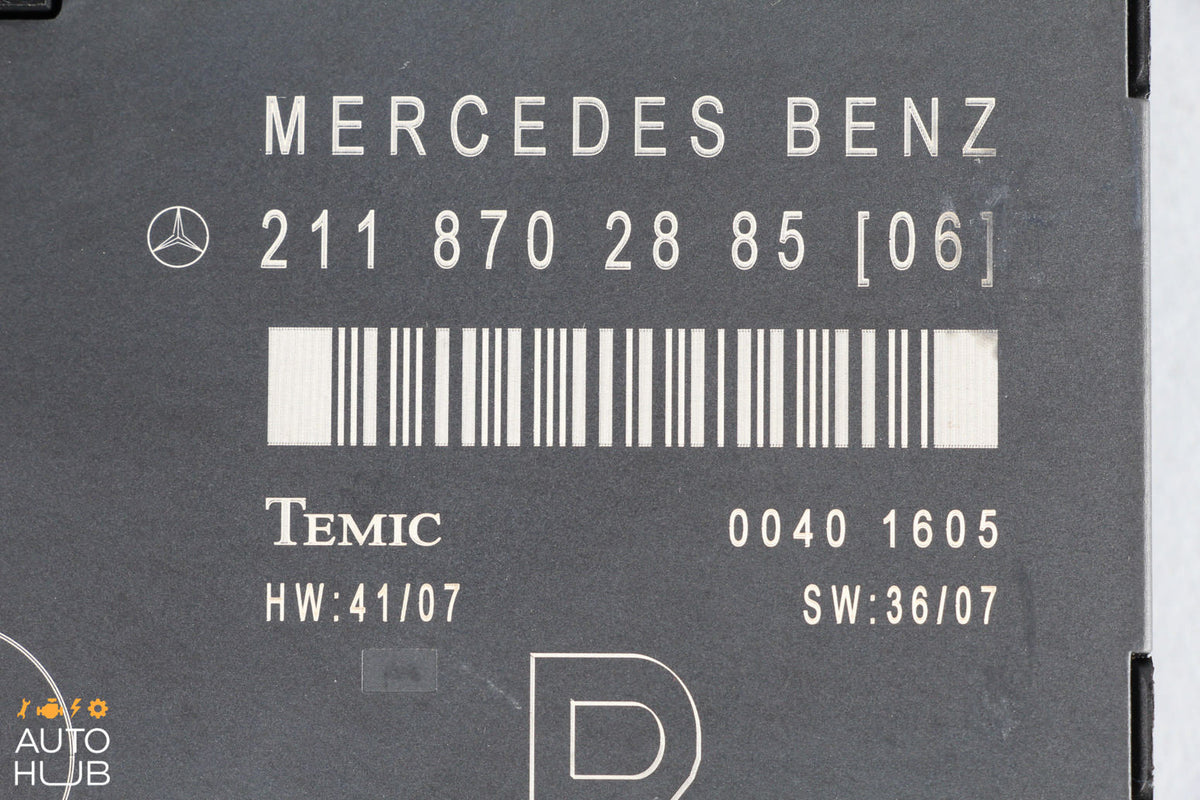07-09 Mercedes W211 E350 E550 Front Right Door Control Module 2118702885 OEM - photo 8