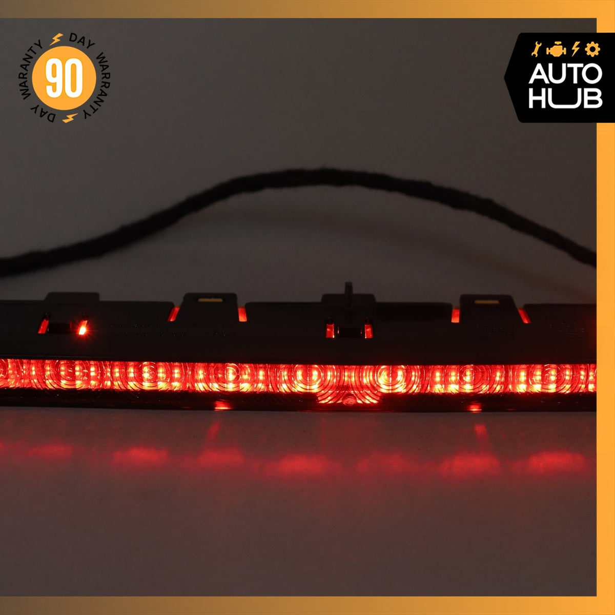 07-14 Mercedes W221 S63 AMG CL550 S550 Rear 3RD Third Brake Stop Light Black OEM - photo 5