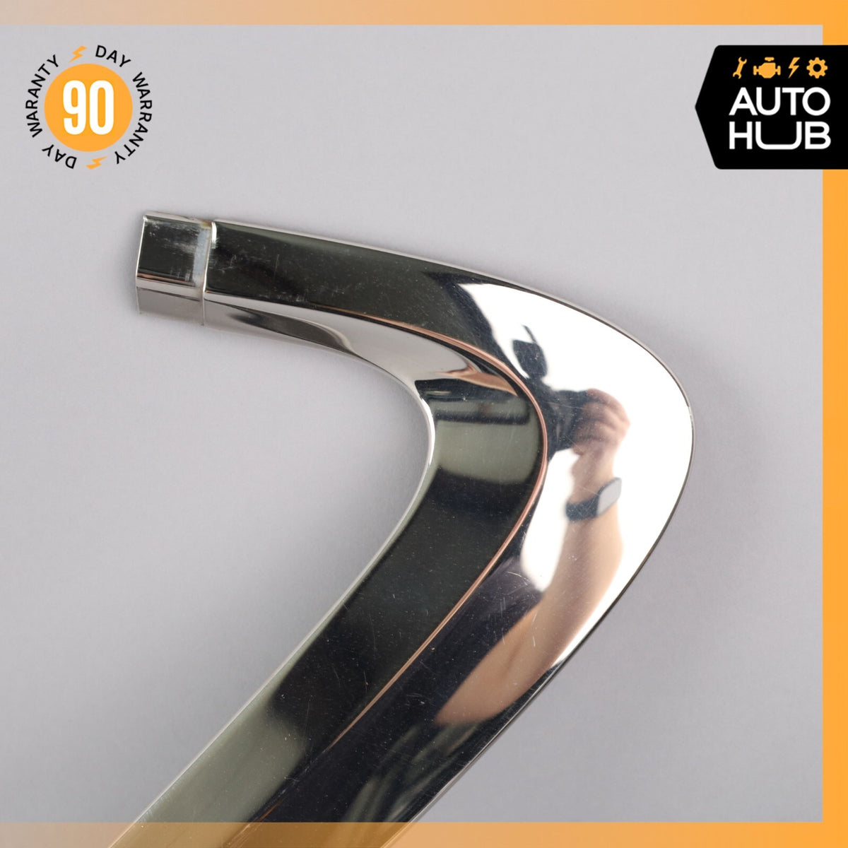 14-18 Bentley Flying Spur Rear Right Side Door Window Frame Trim OEM 44k - photo 9
