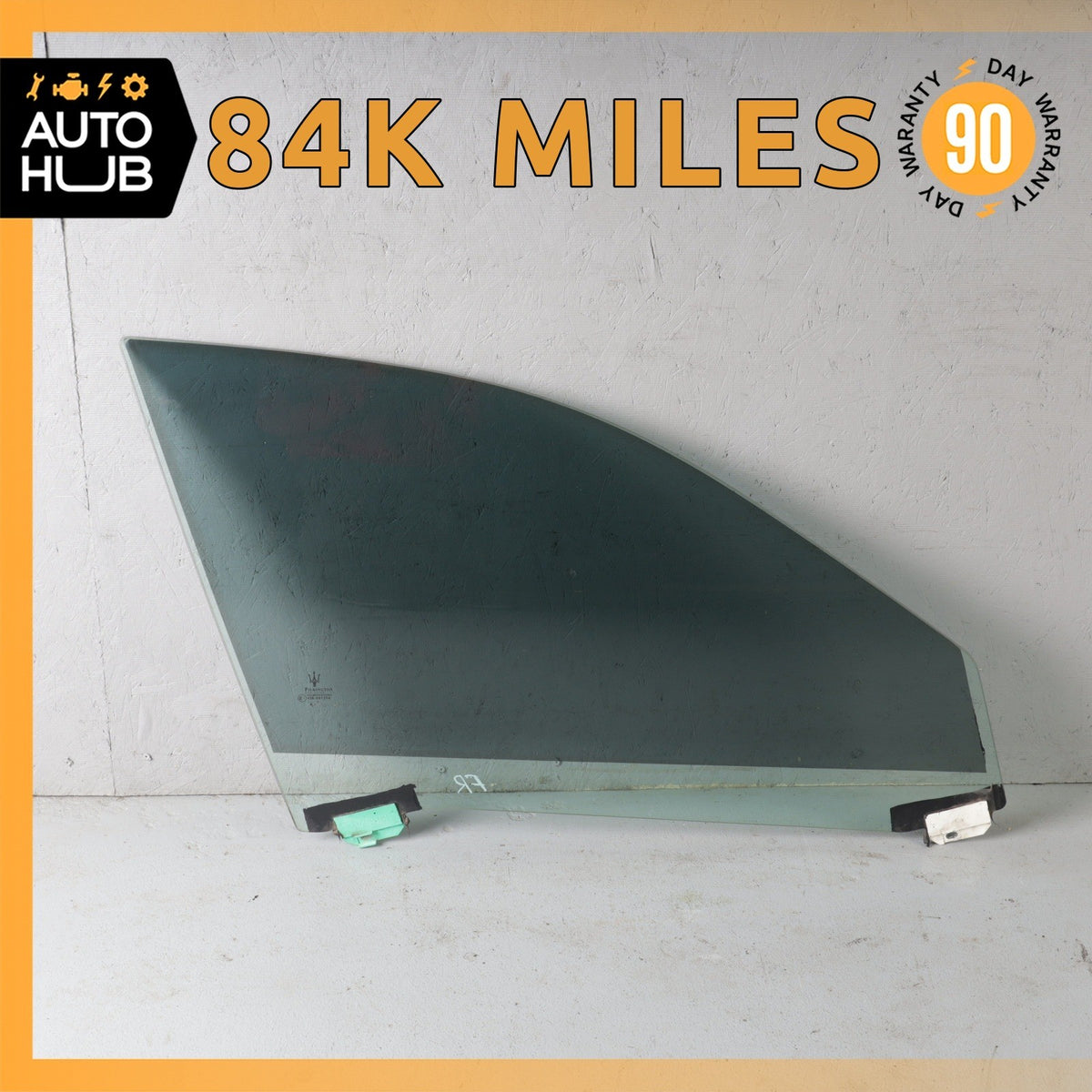03-13 Maserati Quattroporte M139 Front Right Side Door Window Glass OEM 84k - photo 1