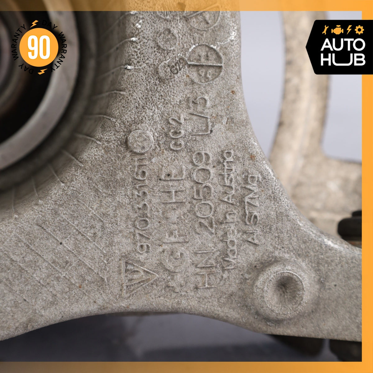 10-16 Porsche Panamera 970 Rear Left Side Knuckle Spindle Hub OEM 83k - photo 14