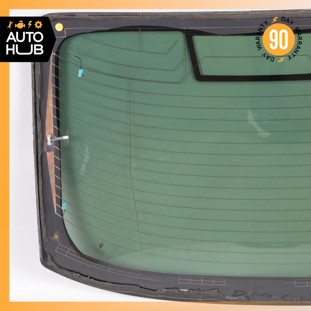 08-18 Maserati GranTurismo M145 Rear Windshield Wind Shield Back Glass OEM 88k - photo 10