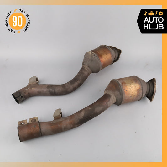 Porsche Cayenne 958 E-Hybrid Rear Exhaust Downpipe Set 7P5254400G OEM - photo 1