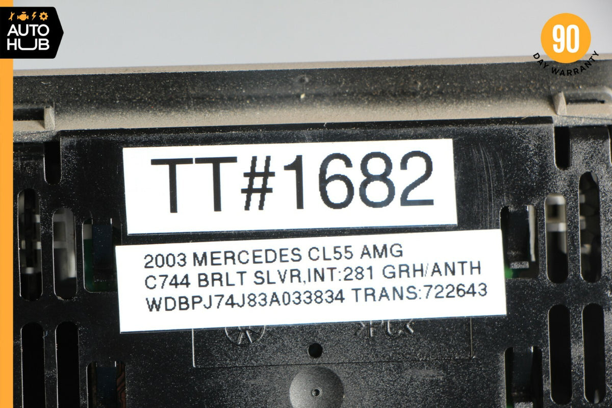 03-12 Mercedes R230 SL550 SL55 AMG Rear Parktronic Buzzer Display PDC Beige OEM - photo 12
