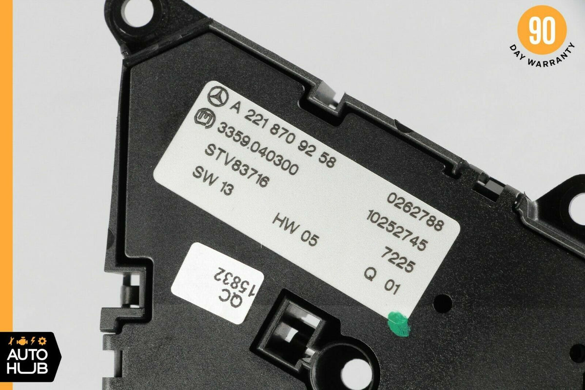 07-14 Mercedes W216 CL550 S550 Front Left Driver Seat Control Memory Switch OEM - photo 11