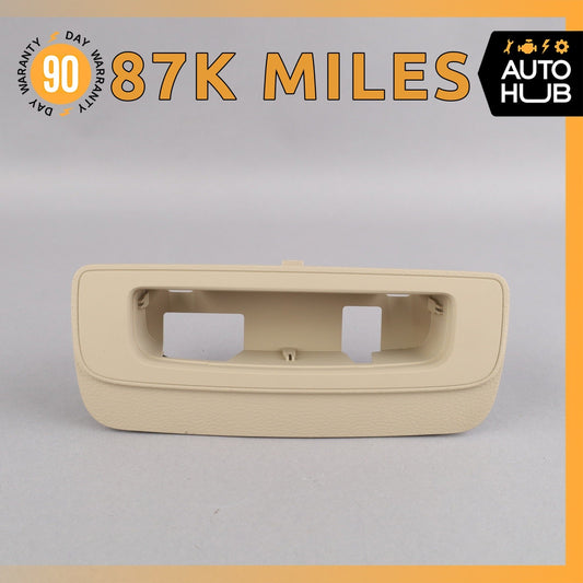 17-19 Audi 4M Q7 AC Rear AC A/C Climate Control Switch Trim Bezel OEM 87k - photo 1