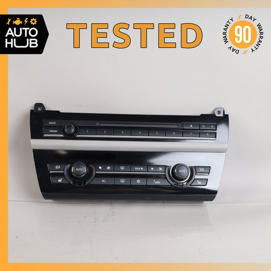11-17 BMW F10 550i 535i Dashboard A/C AC Climate Control Radio Panel Switch OEM - photo 1