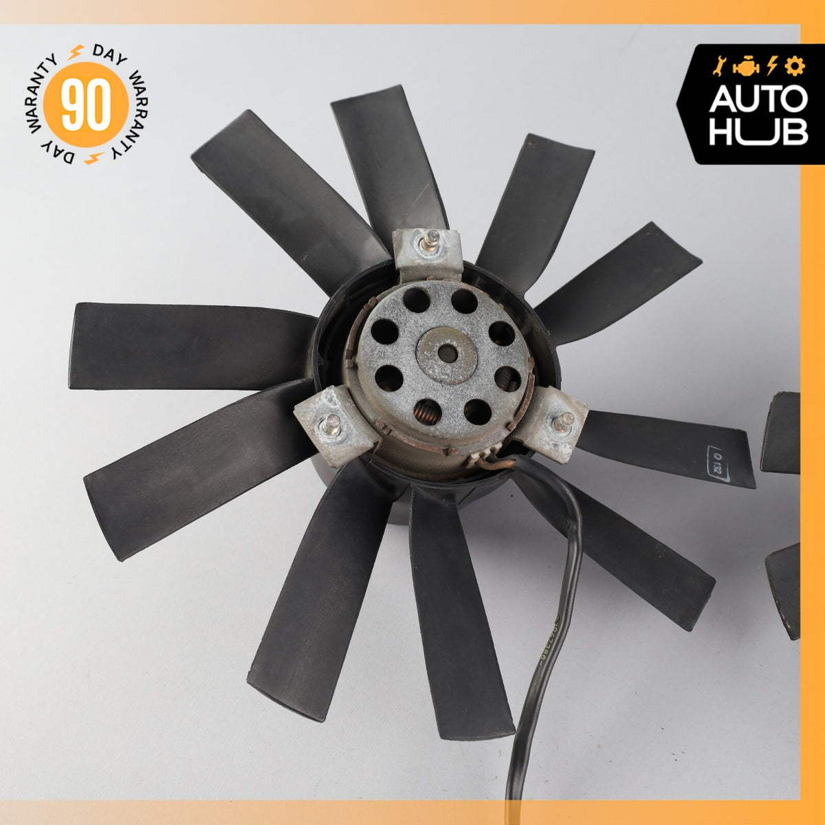 90-02 Mercedes R129 SL320 SL500 Radiator Cooling Fan Motor Set 0005007693 OEM - photo 10