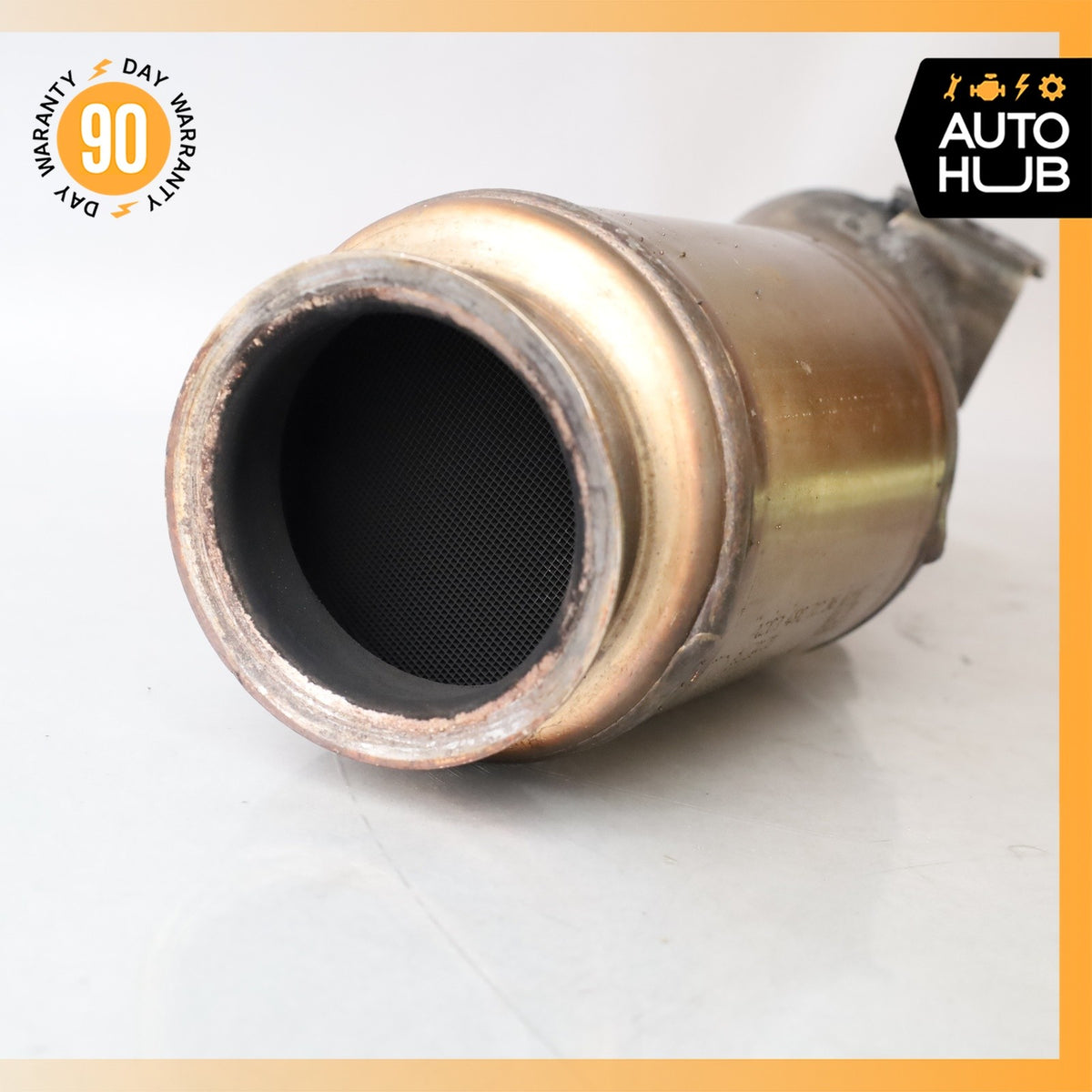 07-09 Mercedes W211 E320 CDI Engine Upper Exhaust Downpipe 2034903236 OEM - photo 4