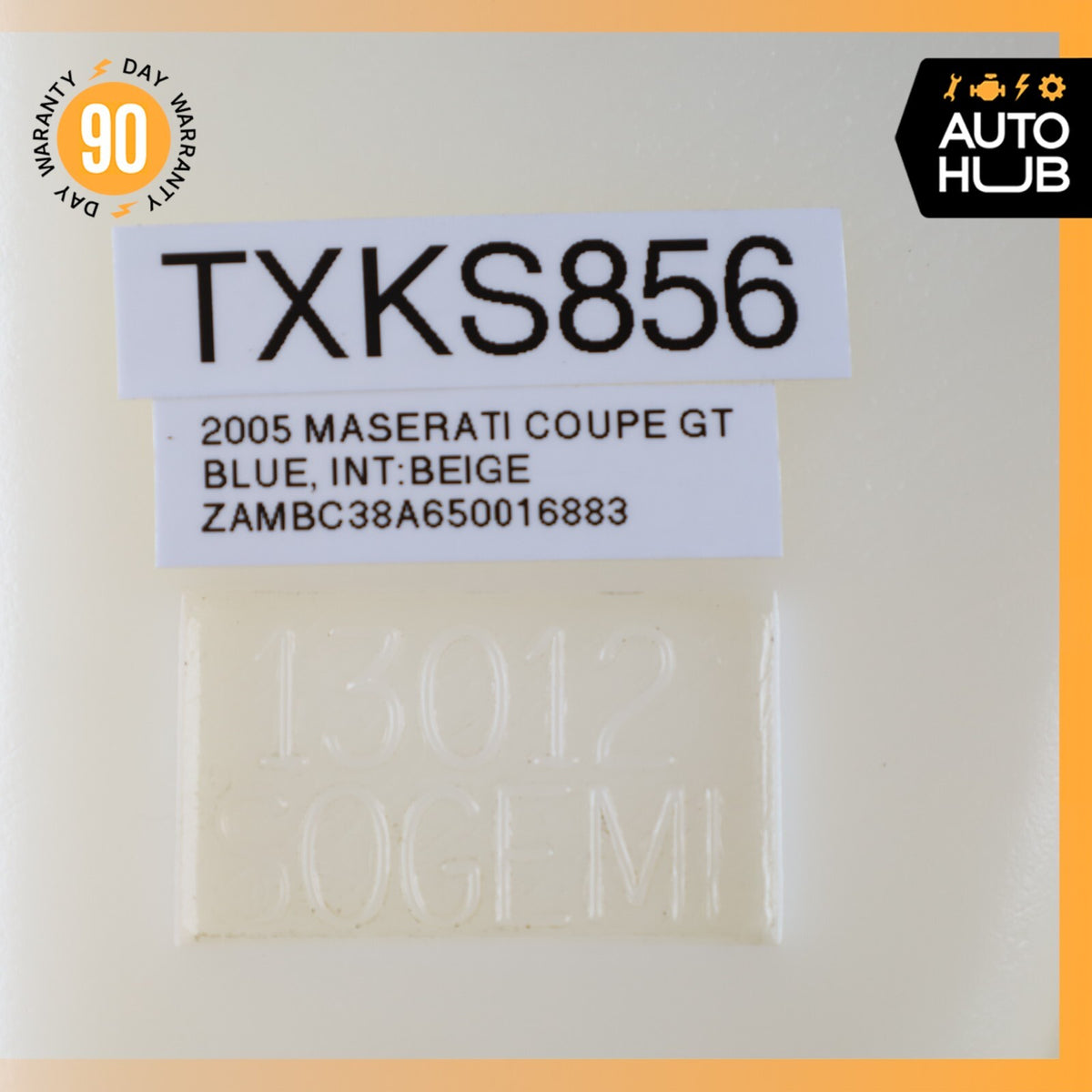 02-07 Maserati M138 Coupe 4200 Headlight Windshield Washer Bottle Tank OEM 67k - photo 12