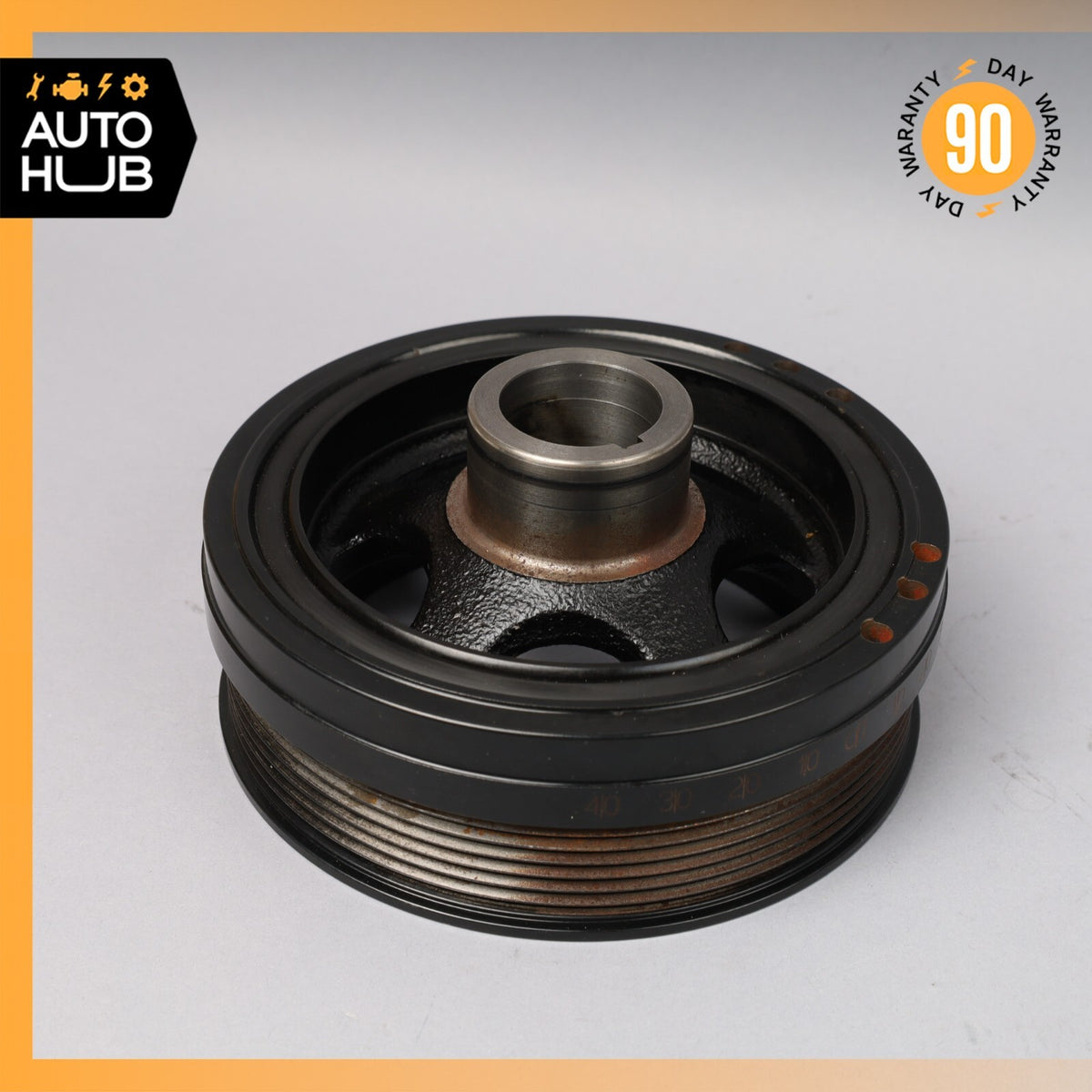 Mercedes W211 E320 BlueTec Diesel Engine Motor Crankshaft Vibration Damper OEM - photo 4
