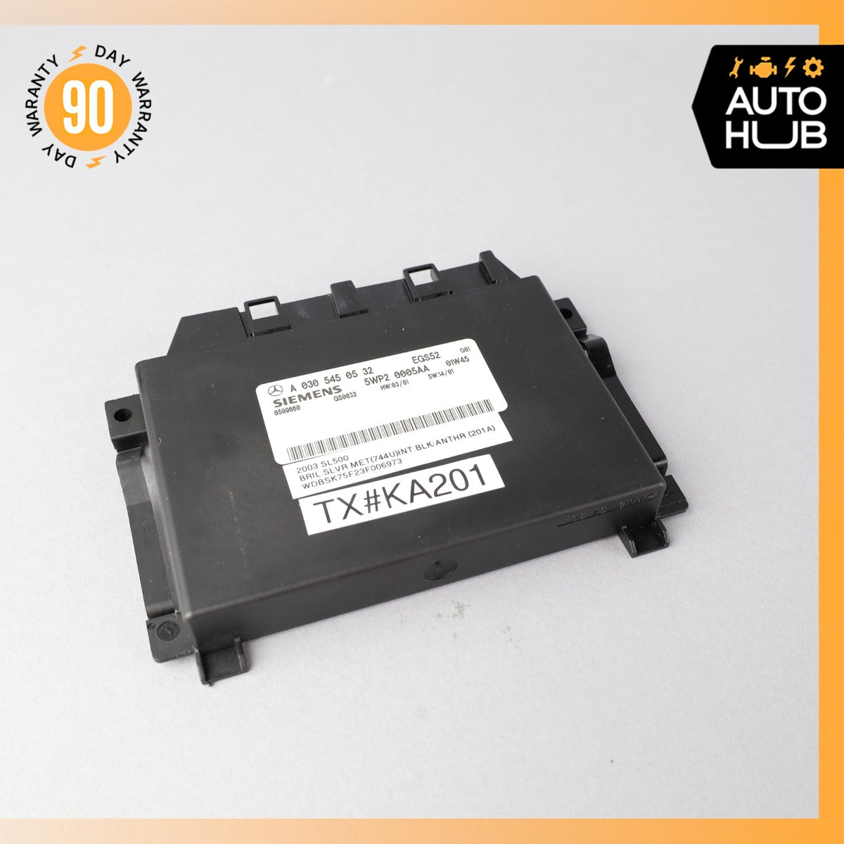 2003 Mercedes R230 SL500 TCU Transmission Control Module 0305450532 OEM - photo 1