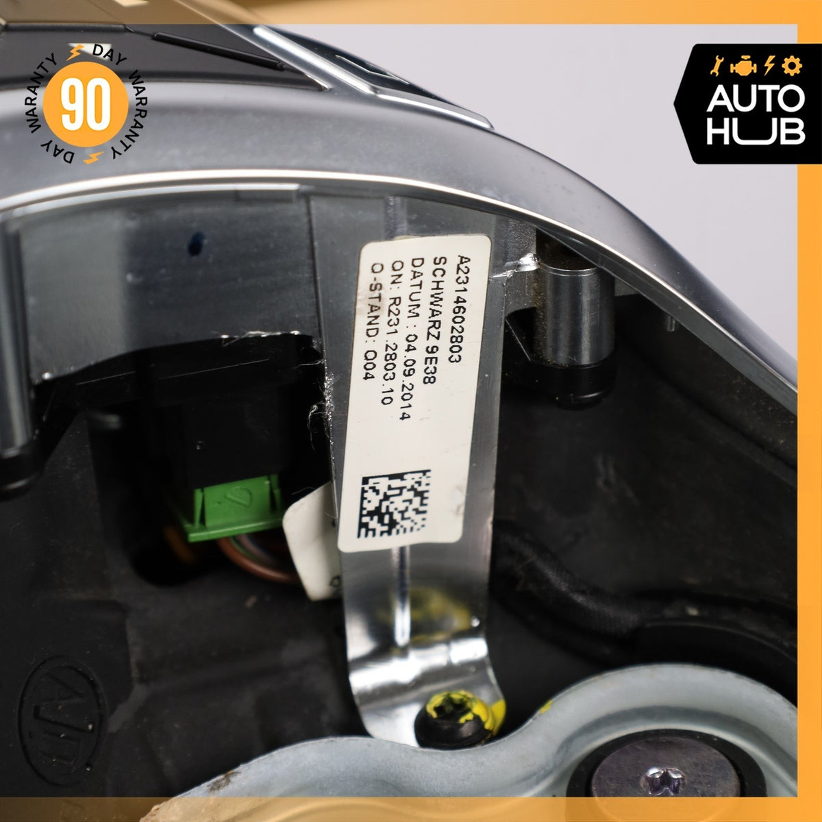 12-18 Mercedes R231 SL400 SL550 Steering Wheel Flat Bottom w/Paddle Shifters OEM - photo 20