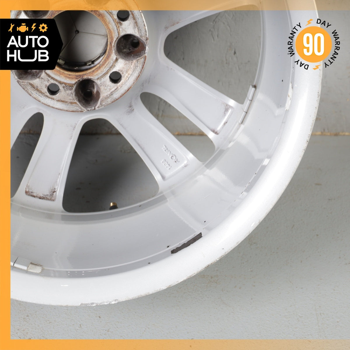 Mercedes W209 CLK350 SLK350 7.5 x 17 17" Front Wheel Rim Silver 2094014102 OEM - photo 15