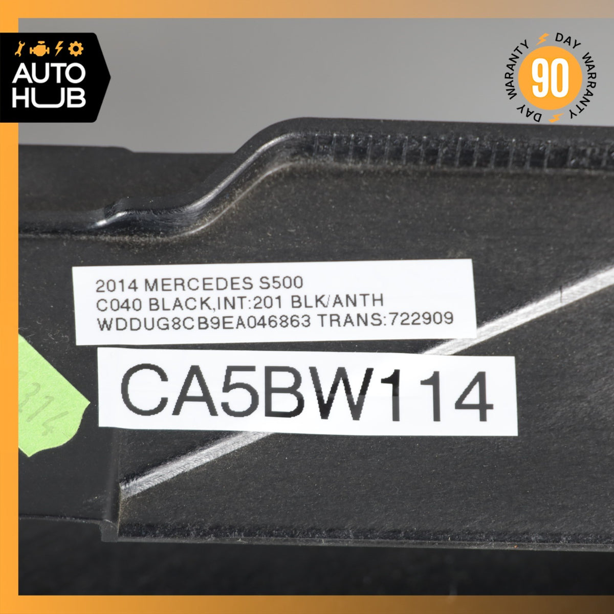14-20 Mercedes W222 S550 Dashboard Lower Driver Knee Cover Panel Black OEM - photo 14